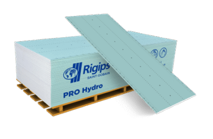 Гіпсокартон вологостійкий Rigips Pro Hydro 2600x1200x12,5 мм